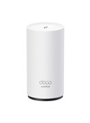Deco BE25-Outdoor BE3600 двухдиапазонный Wi-Fi 7 для улицы и помещений | До 2600 кв. футов | 2 порта PoE+ 2,5 Гбит/с, водонепроницаемость IP65, MLO | Различные варианты крепления | Надежная конструкция, 1 шт. в упаковке, белый цвет 1000018347