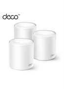 Deco X10 (3 шт.), Wi-Fi 6, двухдиапазонный домашний Mesh-маршрутизатор AX1500 | Доступ в диапазоне 5 ГГц | Гигабитная скорость до 1500 Мбит/с | Площадь покрытия до 5600 кв. футов | Возможность подключения до 120 устройств | OFDMA и MU-MIMO, белый цвет 1000018361