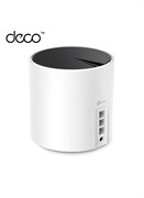 Deco X55 (1 шт.) Wi-Fi 6, двухдиапазонный домашний Mesh-маршрутизатор AX3000 с искусственным интеллектом | Доступ в диапазоне 5 ГГц | Гигабитная скорость до 3 Гбит/с | Площадь покрытия до 6500 кв. футов | Подключение до 150 устройств | 3 гигабитных порта 1000018362