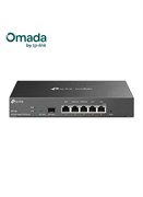 Гигабитный VPN-маршрутизатор TL-ER7206, 4 порта Multi-WAN (1 SFP + 3 RJ45), 100 подключений IPSec и 50 подключений OpenVPN, расширенная безопасность и межсетевой экран, управление облаком Omada, сетевое решение для малого и среднего бизнеса, серый 1000018069