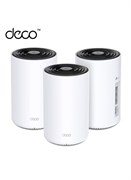 Система Deco Powerline Mesh WiFi 6 (Deco PX50), охватывает площадь до 6500 кв. футов, заменяет роутеры и ретрансляторы, передает сигнал сквозь стены и полы, совместима с Alexa и Google Home, упаковка из 3 белых штук 1000018368