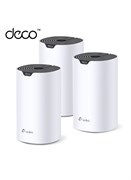Deco S7 (3 шт.), Wi-Fi 6, двухдиапазонный домашний Mesh-маршрутизатор Wi-Fi AC1900 для всего дома | Доступ в диапазоне 5 ГГц | Скорость до 1900 Мбит/с | Подключение более 100 устройств | Работает как маршрутизатор или точка доступа, белый 1000018382