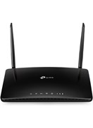 Беспроводной двухдиапазонный гигабитный маршрутизатор Archer MR500 4G+ Cat6 AC1200, 4 порта LAN, 1 слот для карты Nano-SIM, 300 Мбит/с на частоте 2,4 ГГц и 867 Мбит/с на частоте 5 ГГц, 2 съёмные антенны — Archer MR500 Black 1000017994