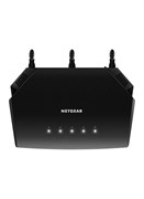 Маршрутизатор Wi-Fi 6 с 4 потоками (RAX10), скорость беспроводного соединения AX1800 (до 1,8 Гбит/с), покрытие 1500 кв. футов, двухдиапазонный, черный (RAX10-100EUS) 1000018118