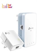 Комплект Wi-Fi TP-Link AV1000 Gigabit Powerline ac, широкополосный/Wi-Fi расширитель, усилитель/точка доступа Wi-Fi, до 300 метров по существующей электропроводке, не требует настройки, вилка британского стандарта (TL-WPA7517 KIT), белый 1000018431
