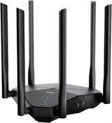 Двухдиапазонный портативный Wi-Fi 4G LTE-маршрутизатор Porodo, диапазоны 1200 Мбит/с, 2,5 ГГц и 5G, LAN 1000 Мбит/с, 3 порта Giga LAN, аккумулятор, 4 внешние антенны LTE/UMTS и 2 внешние антенны Wi-Fi, безопасное шифрование — черный 1000018487