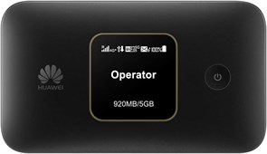 Huawei E5785Lh-22c 300 Мбит/с 4G LTE Mobile WiFi (4G LTE в Европе, Азии, на Ближнем Востоке, в Африке и 3G по всему миру. 12 часов работы, оригинальный OEM-продукт) (черный) 1000002396