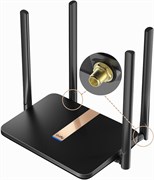 Новый разблокированный 4G LTE-модем Cudy AC1200 со слотом для SIM-карты, Mesh WiFi 1200 Мбит/с, чипсет EC25-AFX Qualcomm, съёмные сотовые антенны, DDNS, VPN, LT500D 1000002347