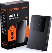 Мобильный WiFi-роутер Tenda 4G — портативная точка доступа MiFi, CAT4 LTE 150 Мбит/с, AX300 Wi-Fi 6, аккумулятор ёмкостью 2100 мА·ч, порт USB-C, WPA3, совместимость с разблокированными картами Nano-SIM, технология Plug and Play, MF3 1000018510