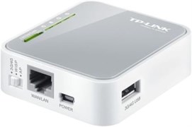 Портативный беспроводной маршрутизатор TP-Link 3G/4G серии N, 1 порт USB 2.0 + 1 порт Micro USB, 1 порт Fast WAN/LAN, режим WISP, компактный размер, без слота для SIM-карты, не требует настройки, вилка стандарта Великобритании (TL-MR3020) 1000018513