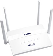 Маршрутизатор KuWFi 4G с разблокированным слотом для SIM-карты, беспроводной двухдиапазонный модем 4G LTE со скоростью 750 Мбит/с, 4 внешние антенны WiFi с высоким коэффициентом усиления, функция Plug and Play, поддержка до 32 устройств (белый) 1000018516