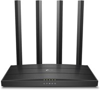 TP-Link AC1200 Archer A6 Smart WiFi, 5 ГГц гигабитный двухдиапазонный беспроводной интернет-маршрутизатор MU-MIMO, большой радиус действия благодаря 4 антеннам, чипсет Qualcomm 1000001306
