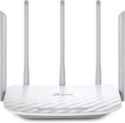 Двухдиапазонный WLAN-маршрутизатор Tp-Link Archer C60 Ac1350 (867 Мбит/с (5 ГГц) + 450 Мбит/с (2,4 ГГц), 4 порта LAN 10/100 Мбит/с, сервер печати/медиа/FTP, управление через приложение), белый 1000018564