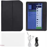 Электронная книга Cryfokt с цветным экраном 7 дюймов, 16 ГБ, ЖК-дисплей, разрешение 800 x 480, кнопки навигации, защитный чехол, черный цвет, большой объем памяти. Электронная книга. Электронная книга с обложкой для всех возрастов, форматы EPUB, PDF, TXT. 1000006362