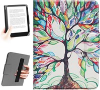 Универсальный чехол HoYiXi для электронных книг с диагональю экрана 6,8 и 7 дюймов. Совместим с Kindle, Kobo, Paperwhite, Pocketbook и Tolino. Эластичный чехол-шнурок для электронных книг с диагональю экрана 6–7 дюймов. Дерево. 1000019781