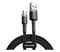 Кабель Baseus Cafule USB to Micro 2.4А 1м, чёрный 3301 - фото 567849
