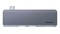 USB-концентратор Baseus Harmonica 5-in-1 HUB Adapter CAHUB-K0G, серебристый 3407