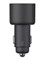 Автомобильное зарядное устройство Xiaomi Car Charge 1A1C 100W, черный 3412