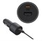 Автомобильное зарядное устройство Xiaomi Car Charge 1A1C 100W, черный 3412