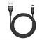 Кабель Hoco U76 USB на Lightning  магнитный 3A 1.2м, черный 3492