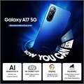 Смартфон Samsung Galaxy A17 5G Blue (8 ГБ ОЗУ / 256 ГБ встроенной памяти) на Android | С зарядным устройством | 6 обновлений ОС, большой дисплей, 50-мегапиксельная камера с оптической стабилизацией изображения | Версия для Индии 1000014701