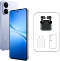 vivo V60 Lite 5G (синий, 12 ГБ + 256 ГБ) | 120 Гц AMOLED | 32-мегапиксельная фронтальная камера | 6500 мА·ч | IP65 | Earbuds Pro, гарантия 24 месяца, замена экрана в течение 455 дней — версия для Ближнего Востока (эксклюзивно на Amazon) 1000014705 - фото 570006