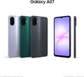 Samsung Galaxy A07 LTE, Android-смартфон, 64 ГБ памяти, 4 ГБ ОЗУ, черный, 6 обновлений ОС, большой дисплей, 6-нм процессор (версия для ОАЭ) 1000012469