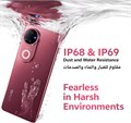 Vivo V50 5G — Ancora Red, 12 ГБ + 256 ГБ | 50-мегапиксельная камера ZEISS | 3D-изогнутый дисплей AMOLED с частотой обновления 120 Гц | 6000 мА·ч | IP69, аккумулятор сроком на 4 года | 455 дней на замену экрана, гарантия 24 месяца — версия для ОАЭ 1000012392
