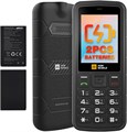 Защищённый мобильный телефон AGM M9 4G с базовыми функциями, большими кнопками, водонепроницаемостью IP68/IP69K, защитой от падений, крупным шрифтом, быстрым набором номера, 3 слота для карт, FM-радио, фонариком, 2 аккумулятора по 1000 мА·ч 1000012437 - фото 570461