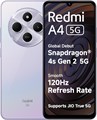 Redmi A4 5G (Sparkle Purple, 6 ГБ ОЗУ, 128 ГБ встроенной памяти) | Глобальный дебют SD 4s Gen 2 | Самый большой в сегменте смартфон с экраном 6,88 дюйма и частотой обновления 120 Гц | Двойная камера 50 МП | Быстрая зарядка 18 Вт | Версия для Индии 1000014748 - фото 570593