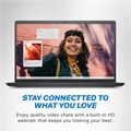 Ноутбук Dell Inspiron 3530 — 15,6-дюймовый сенсорный дисплей FHD (1920 x 1080), процессор Intel Core i5-1335U, 16 ГБ оперативной памяти DDR4, твердотельный накопитель на 512 ГБ, графика Intel Iris Xe, Windows 11 Домашняя — цвет Carbon Black 1000010534