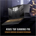 Игровой ноутбук ASUS TUF Gaming F16, 16-дюймовый дисплей FHD+ 144 Гц IPS-Level 16:10, процессор Intel® Core™ 5 210H, видеокарта NVIDIA® GeForce RTX™ 4050, 16 ГБ памяти DDR5, твердотельный накопитель PCIe Gen4 на 512 ГБ, Wi-Fi 6, Win11 Домашняя, FX607VU-SS 1000008721
