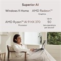 Ноутбук ASUS Zenbook S 16 OLED AI UM5606WA-RK233W / AMD Ryzen AI R9-HX370 до 5,1 ГГц / 32 ГБ ОЗУ / 2 ТБ SSD / 16-дюймовый 3K (2880 x 1800) OLED 120 Гц / Windows 11 Home с кнопкой Copilot - скандинавский белый 1000003020