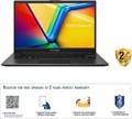 Тонкий ноутбук ASUS Vivobook GO 14 E140FA-NK185W (черный цвет), R5 7520U, твердотельный накопитель PCIE G3 емкостью 8 ГБ, оперативной памятью 512 ГБ, видеокарта AMD Radeon, Windows 11 Home, 14 дюймов, HD-веб-камера, сканер отпечатков пальцев, клавиатура с 1000002935