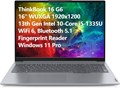 Ноутбук Lenovo ThinkBook 16 G6 16" FHD+, 10-ядерный процессор Intel i5-1335U 13-го поколения (Beat i7-1270P), 32 ГБ оперативной памяти DDR5, твердотельный накопитель PCIe емкостью 1 ТБ, Wi-Fi 6, Bluetooth 5.1, сканер отпечатков пальцев, Windows 11 Pro, ка 1000003187 - фото 571216
