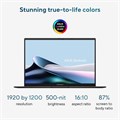 ASUS — Ноутбук Zenbook 14" с сенсорным экраном FHD+ OLED — Intel Core Ultra 7 255H (до 5,1 ГГц) — 16 ГБ оперативной памяти DDR5 — SSD 512 ГБ — Jasper Gray — Windows 11 Домашняя 1000010528