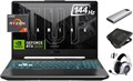 Игровой ноутбук ASUS TUF 2024 A15, 15,6-дюймовый FHD-дисплей с частотой 144 Гц, 8-ядерный процессор Ryzen 7 7435HS (Beats i7-13620H), видеокарта NVIDIA RTX 3050, 32 ГБ ОЗУ, SSD на 2 ТБ + портативный SSD на 256 ГБ, RGB-подсветка клавиатуры, разъем RJ45, кл 1000003080 - фото 571428