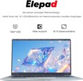 Ноутбук Elepad, 14,1-дюймовый экран FHD IPS, процессор N4105, 6 ГБ ОЗУ, SSD-накопитель на 256 ГБ с возможностью расширения до 1 ТБ, компьютер на базе Windows 11 с 2 стереодинамиками, Wi-Fi-5, HDMI 1000003565