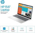 Ноутбук HP с сенсорным экраном 15,6 дюйма, процессор Intel Core i5-1235u, 16 ГБ памяти, SSD-накопитель на 512 ГБ, графика Intel Iris Xe, Wi-Fi 6E, Windows 11 Домашняя, идеально подходит для студентов и бизнеса, цвет: натуральный серебристый 1000003176