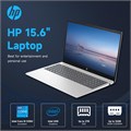 Ноутбук HP с сенсорным HD-экраном 15,6 дюйма, процессором Intel Core i5-1235U, 32 ГБ ОЗУ, твердотельным накопителем PCIe на 1 ТБ, веб-камерой, HDMI, цифровой клавиатурой, Wi-Fi 6, Windows 11 Домашняя, серебристый, в комплекте с беспроводной мышью Thundero 1000014822
