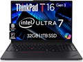 Бизнес-ноутбук Lenovo ThinkPad T16 Gen 3 с 16-дюймовым дисплеем FHD+, процессором Intel Ultra 7-155U (Beats i7-1355U), оперативной памятью DDR5 32 ГБ, твердотельным накопителем 1 ТБ, веб-камерой 5 МБ, Wi-Fi 6E + BT, RJ-45, HDMI, Windows 11 Pro, системой A 1000010603 - фото 571911