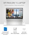 Ноутбук HP 15 Pavilion — процессор Intel Core i5-1235U 12-го поколения (10 ядер), сенсорный экран FHD IPS 1080p диагональю 15,6 дюйма, Windows 11, ОЗУ 16 ГБ, твердотельный накопитель PCIe емкостью 1 ТБ, Wi-Fi 6, порт Type-C, веб-камера, коврик для мыши, с 1000014893