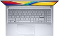 Ноутбук Asus Vivobook 15 X1504VA-NJ379, процессор Intel Core i7-1355U 13-го поколения, 16 ГБ памяти DDR4, твердотельный накопитель на 512 ГБ, 15,6-дюймовый экран, графика Intel Full HD, серебристая клавиатура, английская и арабская клавиатура, Windows 11 1000014924