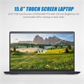 Ноутбук Dell Inspiron 15 3530 с сенсорным экраном 15,6 дюйма, 10-ядерный процессор Intel i5 1334U, 16 ГБ ОЗУ, твердотельный накопитель на 1 ТБ, Wi-Fi 6, Bluetooth, пожизненная лицензия Microsoft, Windows 11 Pro с функцией Copilot, USB-концентратор, Seibos 1000014955