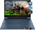 Игровой ноутбук HP Victus 15 | 15,6-дюймовый дисплей FHD IPS с антибликовым покрытием, 144 Гц | 8-ядерный процессор Intel i5-12450H (>i7-11800H) | 16 ГБ памяти DDR4 1 ТБ SSD | GeForce RTX 3050 | Подсветка, быстрая зарядка B&O, Win11Pro с аксессуаром DLCA 1000003368 - фото 574904