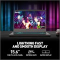 Игровой ноутбук MSI Thin 15 15,6" FHD 144 Гц: Intel Core i7-12650H, NVIDIA GeForce RTX 4050, 16 ГБ DDR5, 512 ГБ NVMe SSD, Cooler Boost 5, Win 11: черный, B12VE-20202 3BR 1000010595