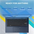 Тонкий ноутбук ASUS Vivobook 14 X1404ZA с 14-дюймовым дисплеем FHD, процессором Core i3-1215U, 8 ГБ ОЗУ, SSD на 128 ГБ, графикой Intel Iris Xe, Windows 11 Домашняя, синий 1000015044
