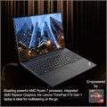 Бизнес-ноутбук LENOVO ThinkPad E16 Gen 1, 16-дюймовый дисплей FHD+, процессор AMD Ryzen 7 7730U, 40 ГБ ОЗУ, SSD на 1 ТБ, клавиатура с подсветкой, сканер отпечатков пальцев, HDMI, RJ-45, Wi-Fi 6, Windows 11 Pro, черный 1000003629