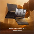 ASUS TUF Gaming A15 FA507NUR-LP053W AMD R7-7435HS/16 ГБ ОЗУ/1 ТБ SSD/NVIDIA GeForce RTX 4050 6 ГБ/15.6 FHD (1920x1080) 144 Гц/Windows 11 Домашняя/1-зонная RGB-подсветка/клавиатура с английской и арабской раскладкой, Mecha Gray 1000003031