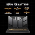 ASUS TUF Gaming A15 FA507NUR-LP053W AMD R7-7435HS/16 ГБ ОЗУ/1 ТБ SSD/NVIDIA GeForce RTX 4050 6 ГБ/15.6 FHD (1920x1080) 144 Гц/Windows 11 Домашняя/1-зонная RGB-подсветка/клавиатура с английской и арабской раскладкой, Mecha Gray 1000003031